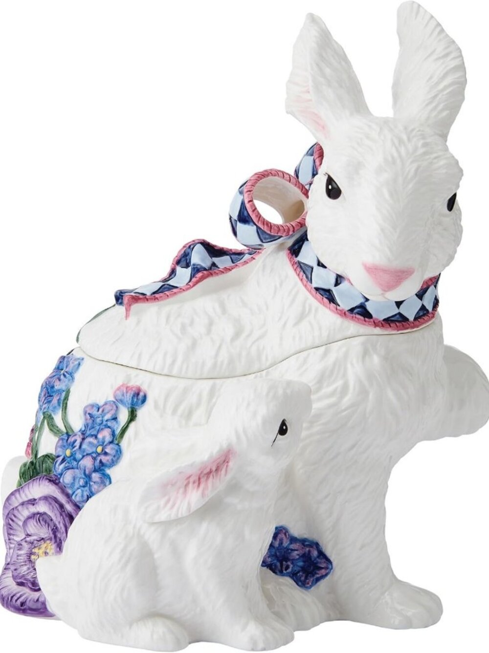 Easter Bunny Cookie Storage Jar - 10.75" Countertop Decor, Perfect Gift for